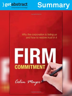 cover image of Firm Commitment (Summary)